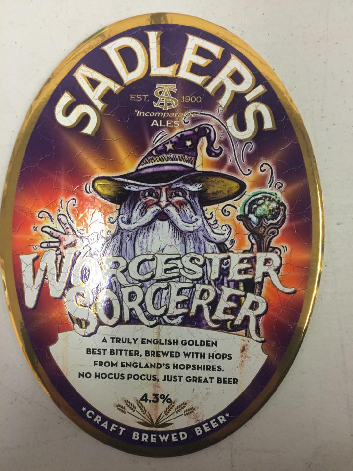 Worcester Sorcerer beer pump clip